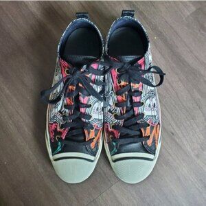 Burberry Kingly Colourful Low Top Sneakers Size 9